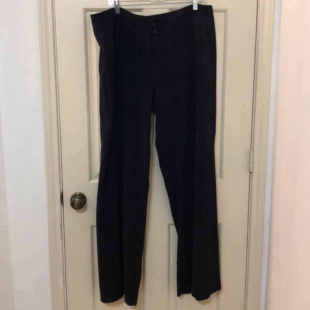 Style & Co LONG 3-Button Wide-Leg Trousers